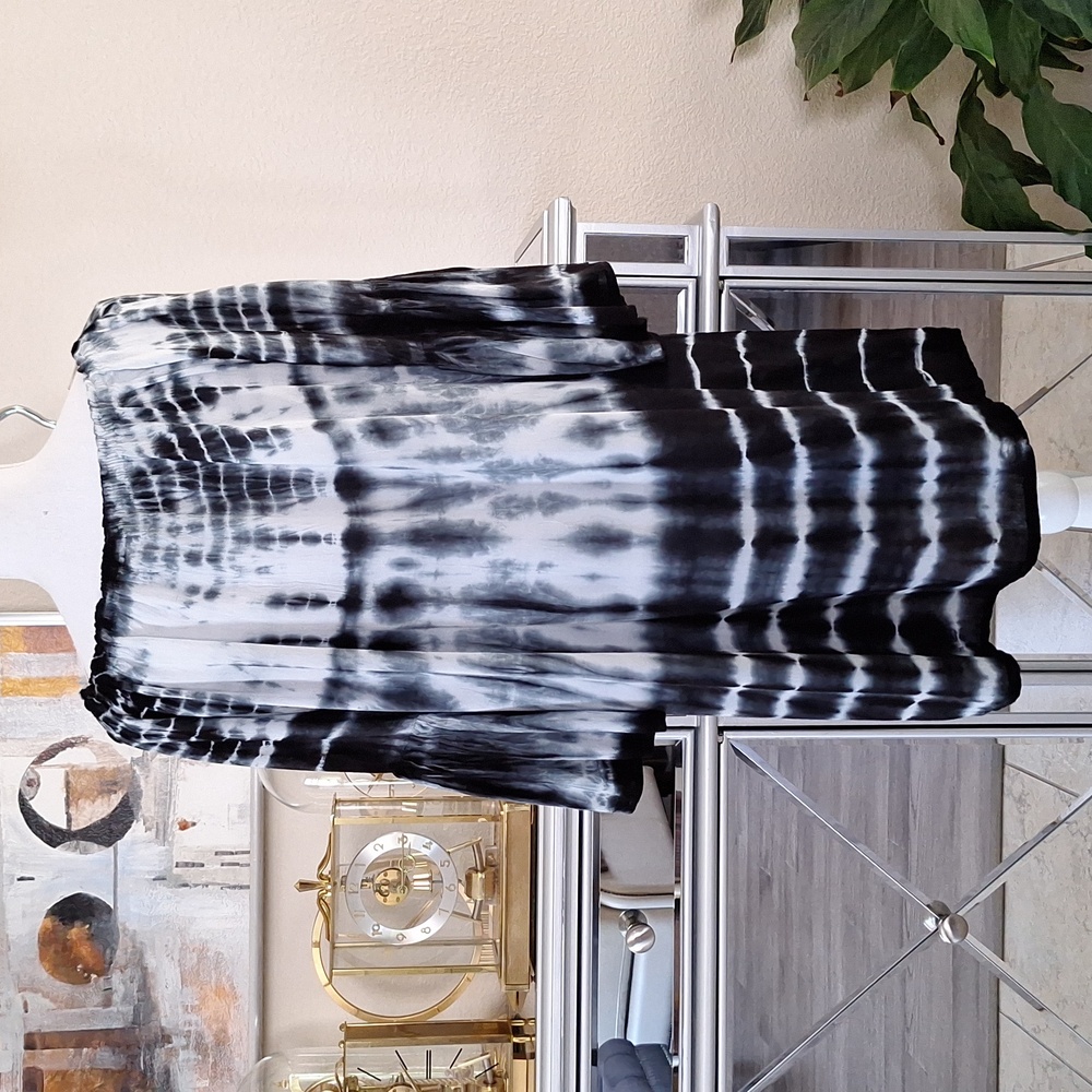 Tie Dye Boho Bell Sleeve Seven Islands Dress Cover Up Small - Picture 3 of 6